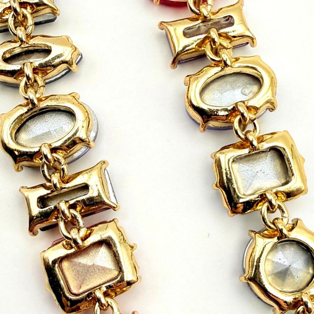 BaubleBar x Micaela Erlanger Date Night Drop Earrings Mismatched Multicolor - Picture 7 of 10